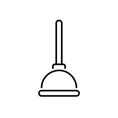 Plunger vector icon
