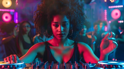 The DJ Commanding the Nightclub