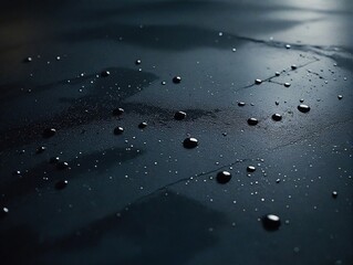 raindrops on the window