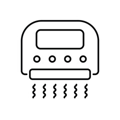 Hand Dryer vector icon