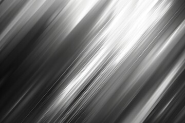 Grey Technology. Abstract Background with Blurred Grey Lines and Silver Highlights