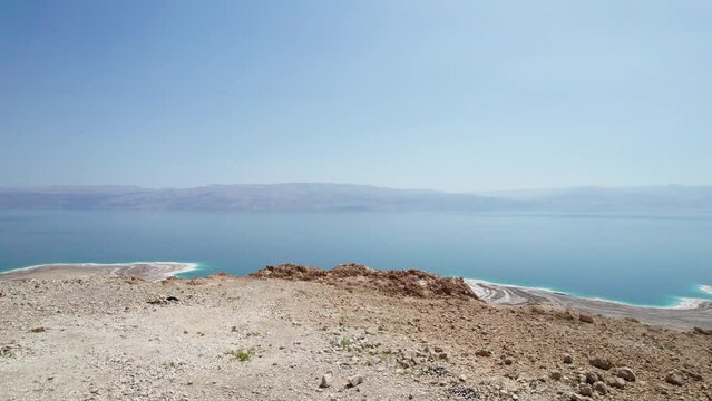 cliff mountain above the dead sea israel