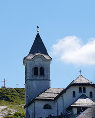 Fototapeta premium Monte Santo di Lussari, Alpi Giulie, Tarvisio