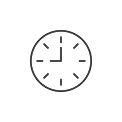 Nine O'Clock Time Icon Set. 9 AM or PM time representation vector symbol.