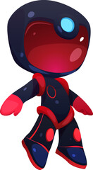 Astronaut Floating In Space