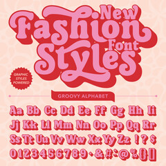 New Fashion Styles Retro Vintage Display bold Font alphabet