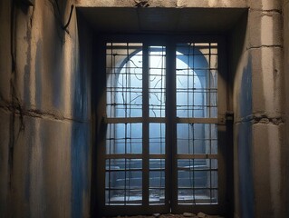 Fototapeta premium stained window