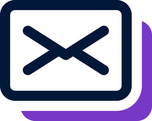 email icon. vector dual tone icon for your website, mobile, presentation, and logo design.