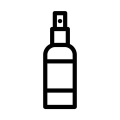 Spray icon in black and outline style