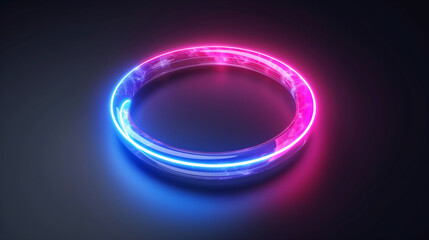 abstract background with glowing circles