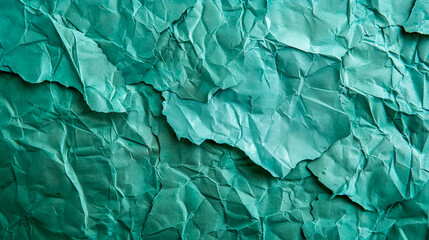Eco-Friendly Recycled Paper Texture in Serene Turquoise Green