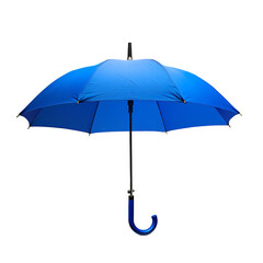 Blue umbrella on a transparent background.