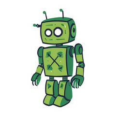 Obraz premium illustration of a bio-mimetic robot, robot