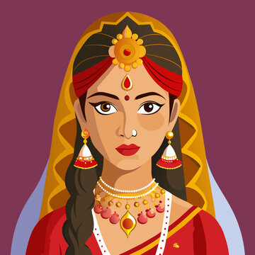 The Indian Bride's Resplendent Red Saree, Adorned with Exquisite Jewelry and Ornate Hairstyles, Indian bride ,Indian women , RED , sindhur, glow ,lengha,mehendi