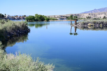 Fototapeta na wymiar Big Bend of the Colorado State Recreation Area in Nevada. 