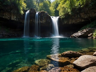 waterfall in the forest