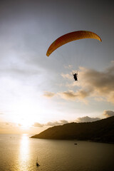 Paragliding Over Water