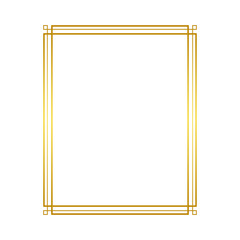 Gold chinese border frame .eps
