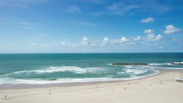 ashkelon beach at south israel