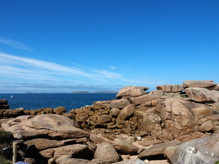 Côte de granite rose à Tregastel