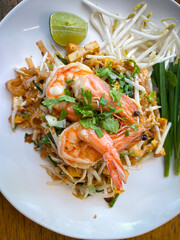 Pad Thai is a Thai food that is recognized around the world for being delicious and easily available on the street. 