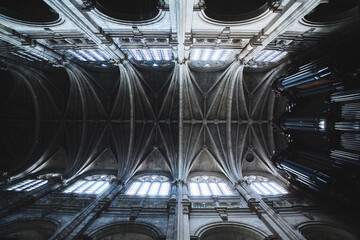 interior of the airplane