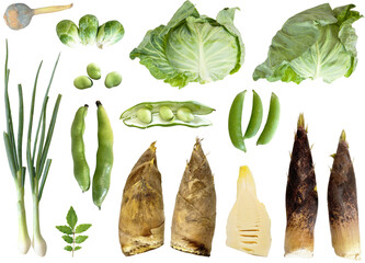 切り抜き透過素材セットー野菜14