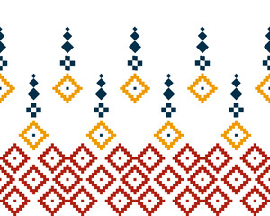 abstract Traditional geometric ethnic fabric pattern ornate elements with ethnic patterns design for textiles, rugs, clothing, sarong, scarf, batik, wrap, embroidery, print, curtain, carpet, wallpaper