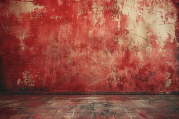 Vector illustration red grunge texture background, silhouette creativity red paint background with ink-black stain design. Beautiful simple AI generated image in 4K, unique. - Powered by Adobe