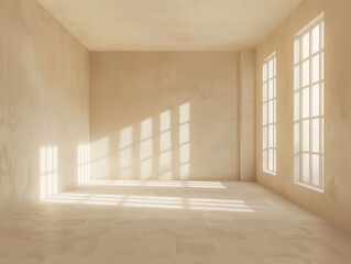 Obraz premium minimalism interior design, empty room