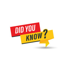 Did you know vector icon design
