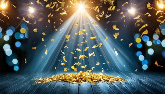 Golden Aura: Shower of Festive Euphoria
