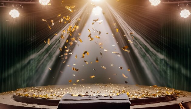 Gleaming Gold: Showering Festive Brilliance