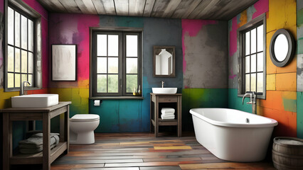 Fototapeta premium Bathroom Interior 