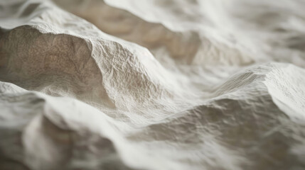 Recycled crumpled paper texture or paper background for design with copy space