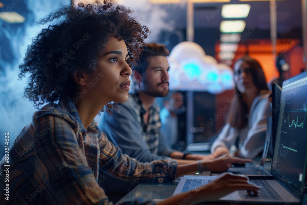 Poster online project collaboration in virtual teams drives cloud integration, with agility and community n