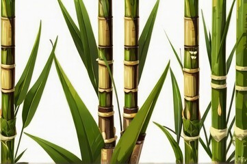 Obraz premium green bamboo forest