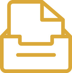 printer icon with paper 