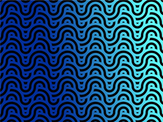 seamless pattern with waves