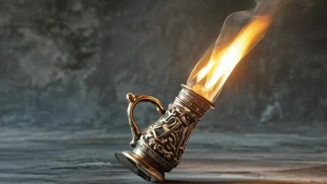 A torch symbolizing enlightenment or leadership.Generative AI