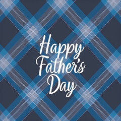 Father's Day celebration background adorned with a gift box mug calendar mustache heart shape illustration and vector