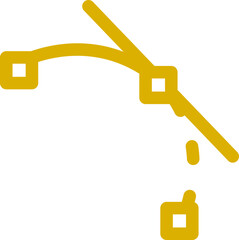 vector line and learning icon