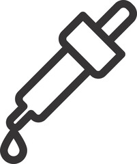 dropper icon with drop