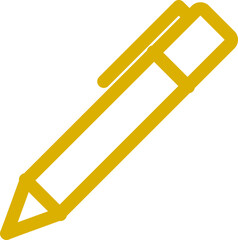 pen marker and pen cutter icon
