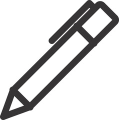 pen marker and pen cutter icon
