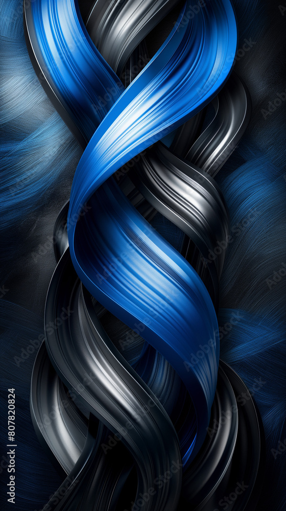 Poster waves background with lines