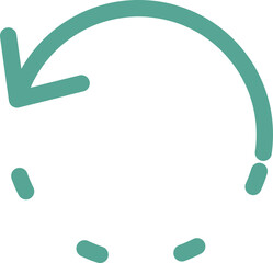 loading round arrow circle sign 