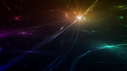 energievoll hell strahlender Stern im Universum, Weltall, Galaxie, funkeln, Glühen, Glitzer, Cosmos 
