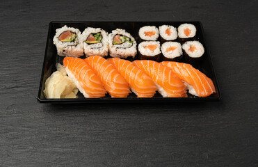 Sushi Set, Susi Rolls Lunch, Nori Maki, Nigiri Sushi Roll