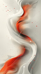 business-focused vector background with abstract red and white elements 